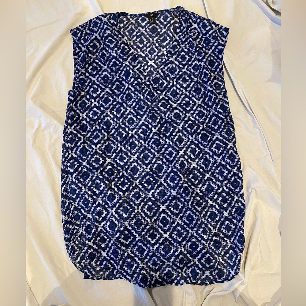 H&M Sheer Printed Tunic